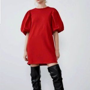 Zara Puff Sleeve Dress